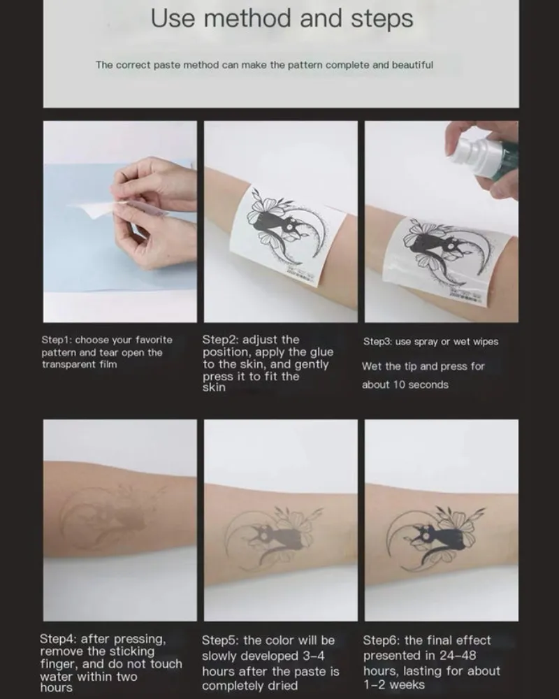 Arm Waterproof Cyberpunk Tattoo