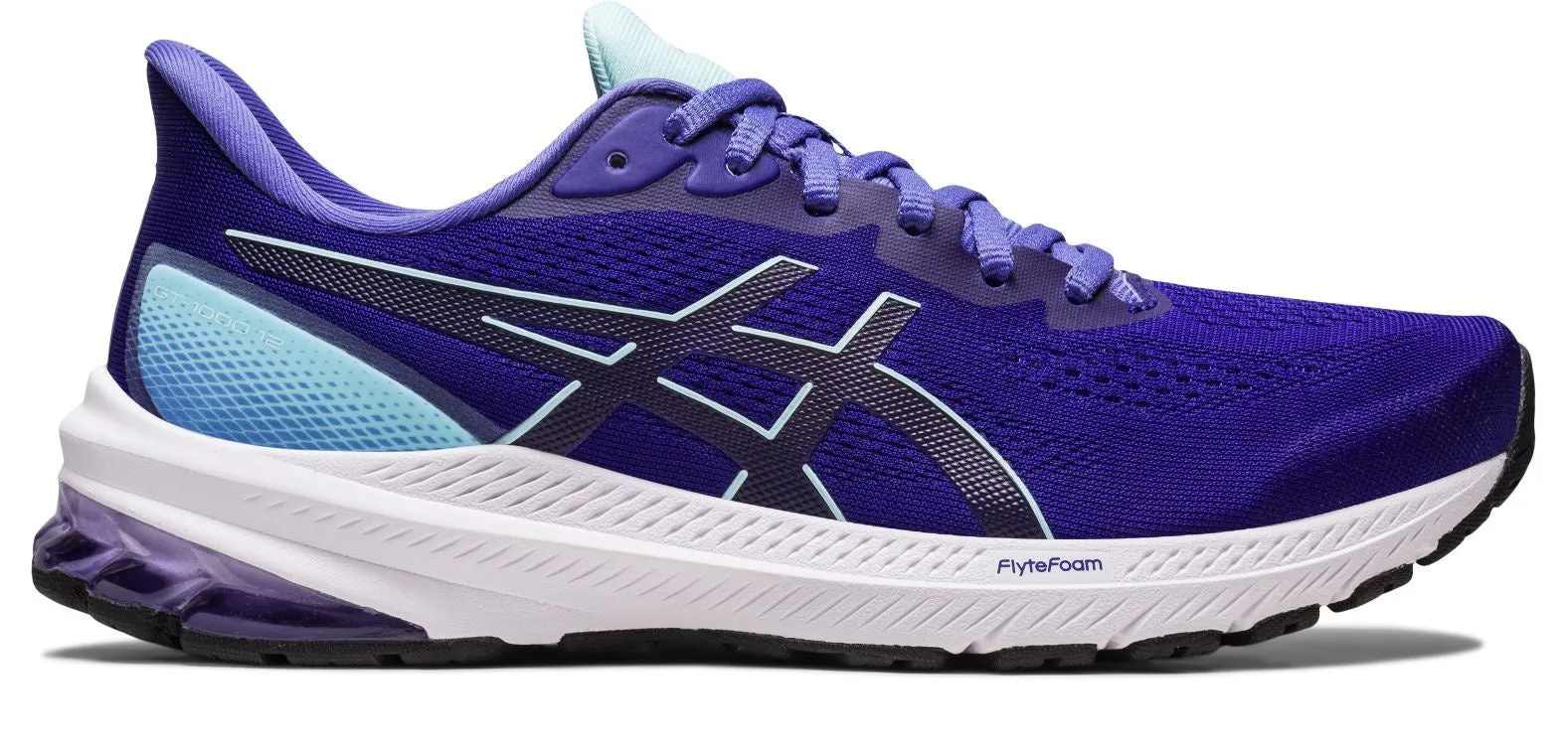 Asics Womens GT 1000 12 (D) - Eggplant/Aquamarine