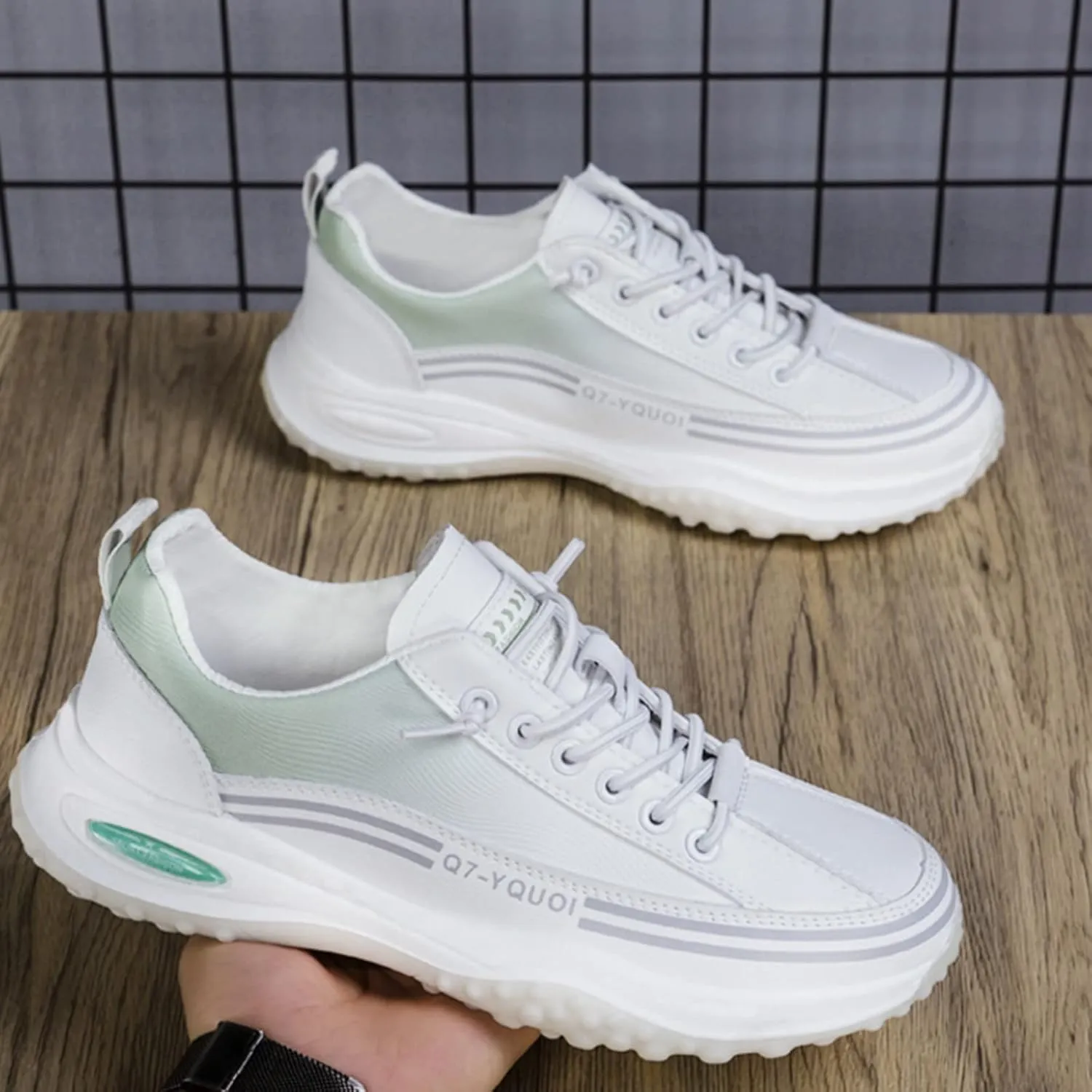 Athletic Fashion Sneakers for Men Lightweight Breathable Slip on Running Shoe Athletic Fashion Sneakers for Men