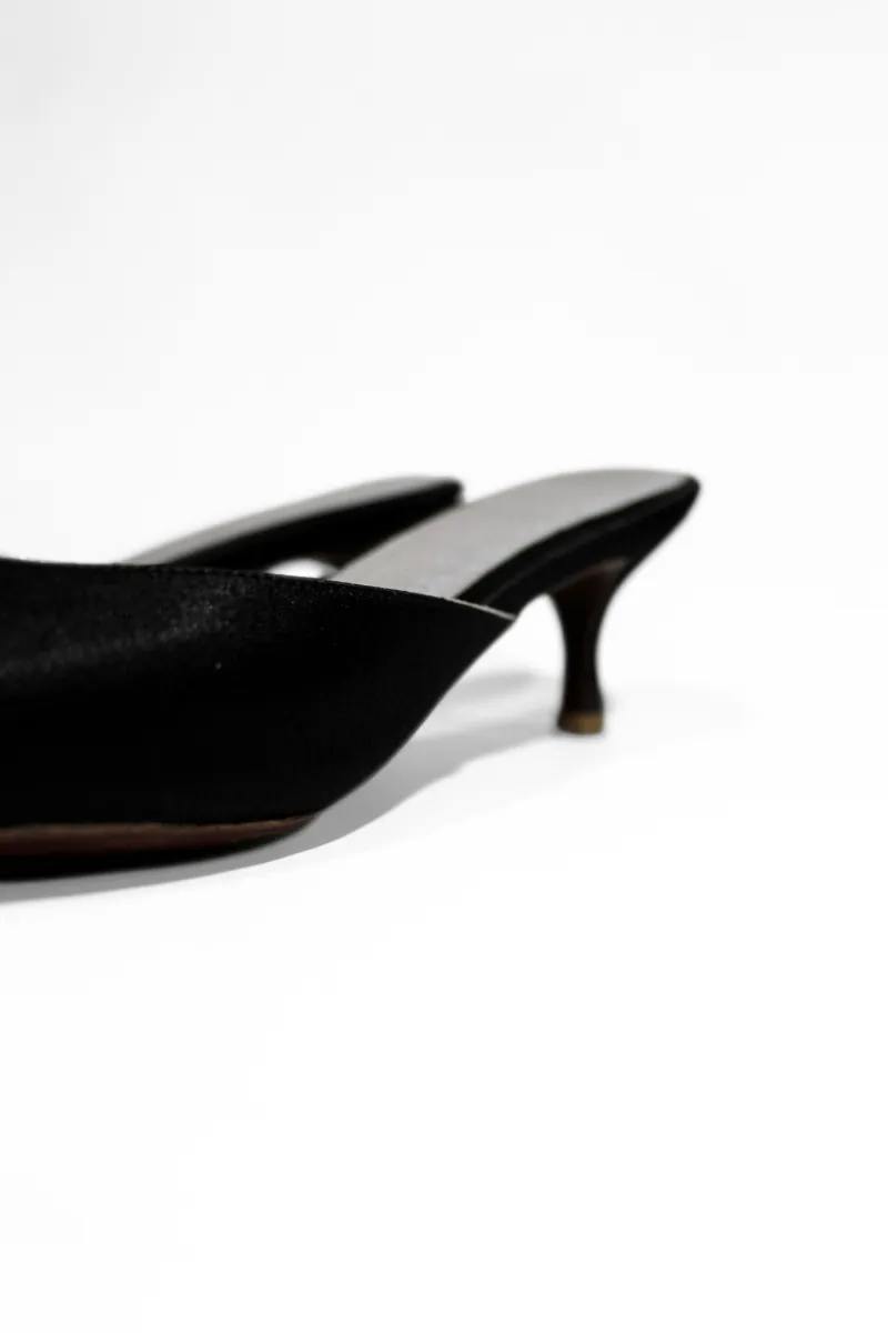 AUDREY BLACK KITTEN HEEL