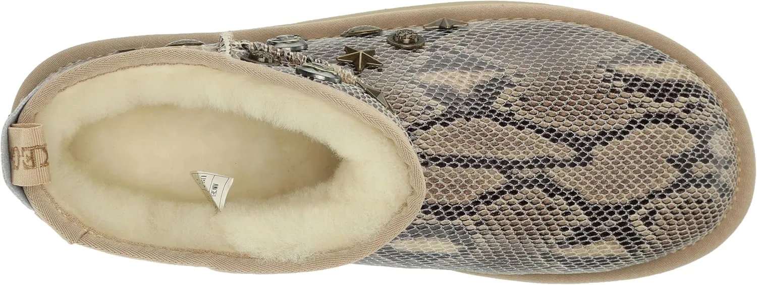 Australia Luxe Collective Women's Angel Ultra Short Snake Fashion Boot