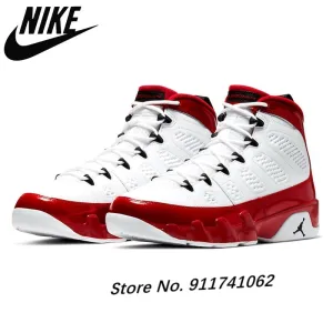 Authentic Air 9 High Gym Red Men Basketball Sneakers Breathable Air 9 Obsidian size 40-47
