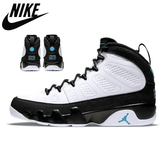Authentic Air 9 High Gym Red Men Basketball Sneakers Breathable Air 9 Obsidian size 40-47