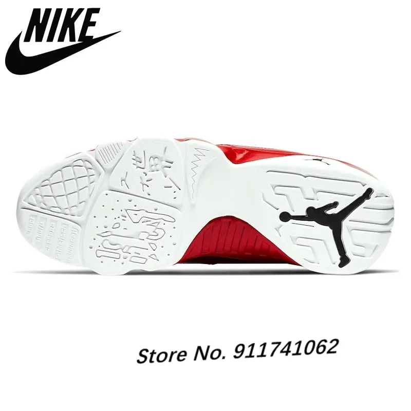 Authentic Air 9 High Gym Red Men Basketball Sneakers Breathable Air 9 Obsidian size 40-47