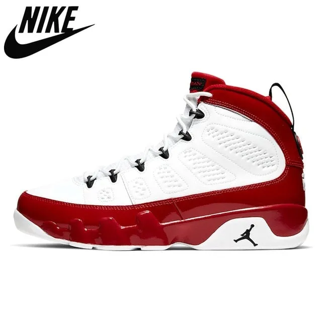 Authentic Air 9 High Gym Red Men Basketball Sneakers Breathable Air 9 Obsidian size 40-47