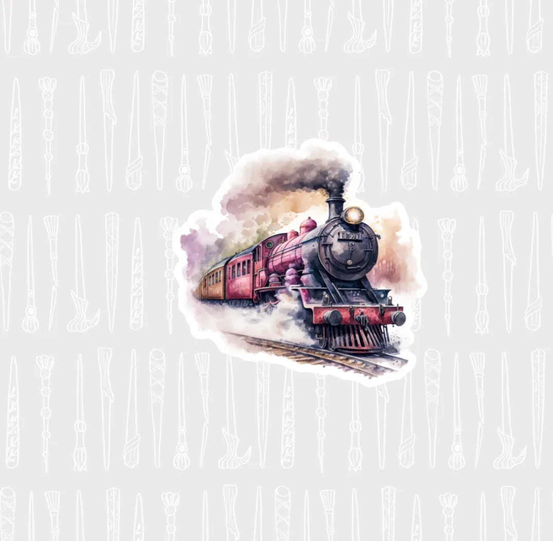 Autocollant stickers - Le train -  résistant à l'eau