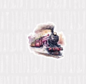 Autocollant stickers - Le train -  résistant à l'eau