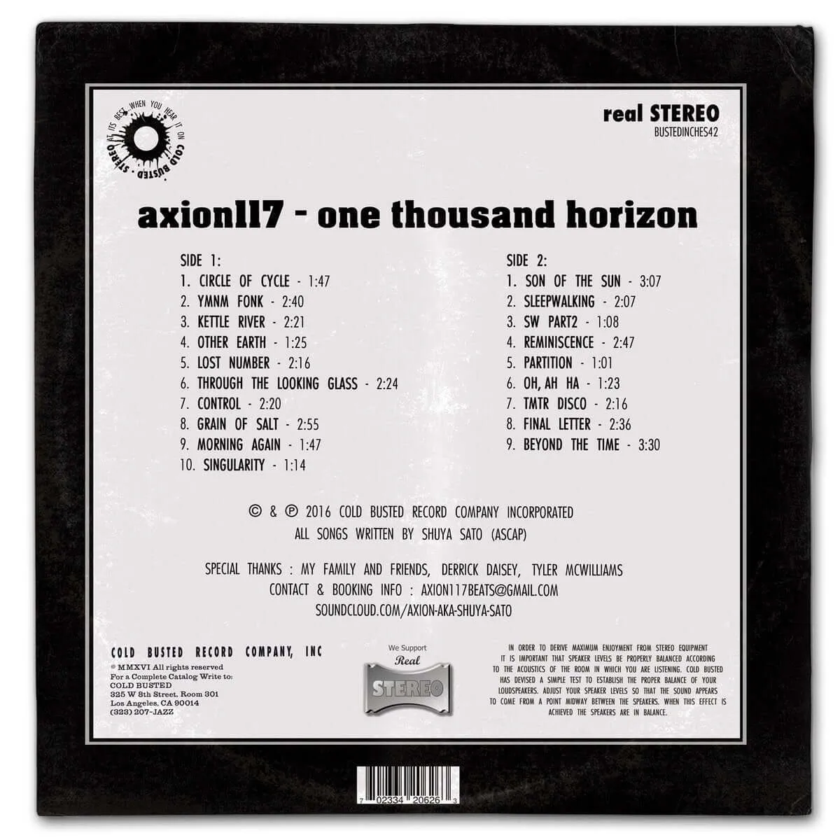 Axion117 - One Thousand Horizon