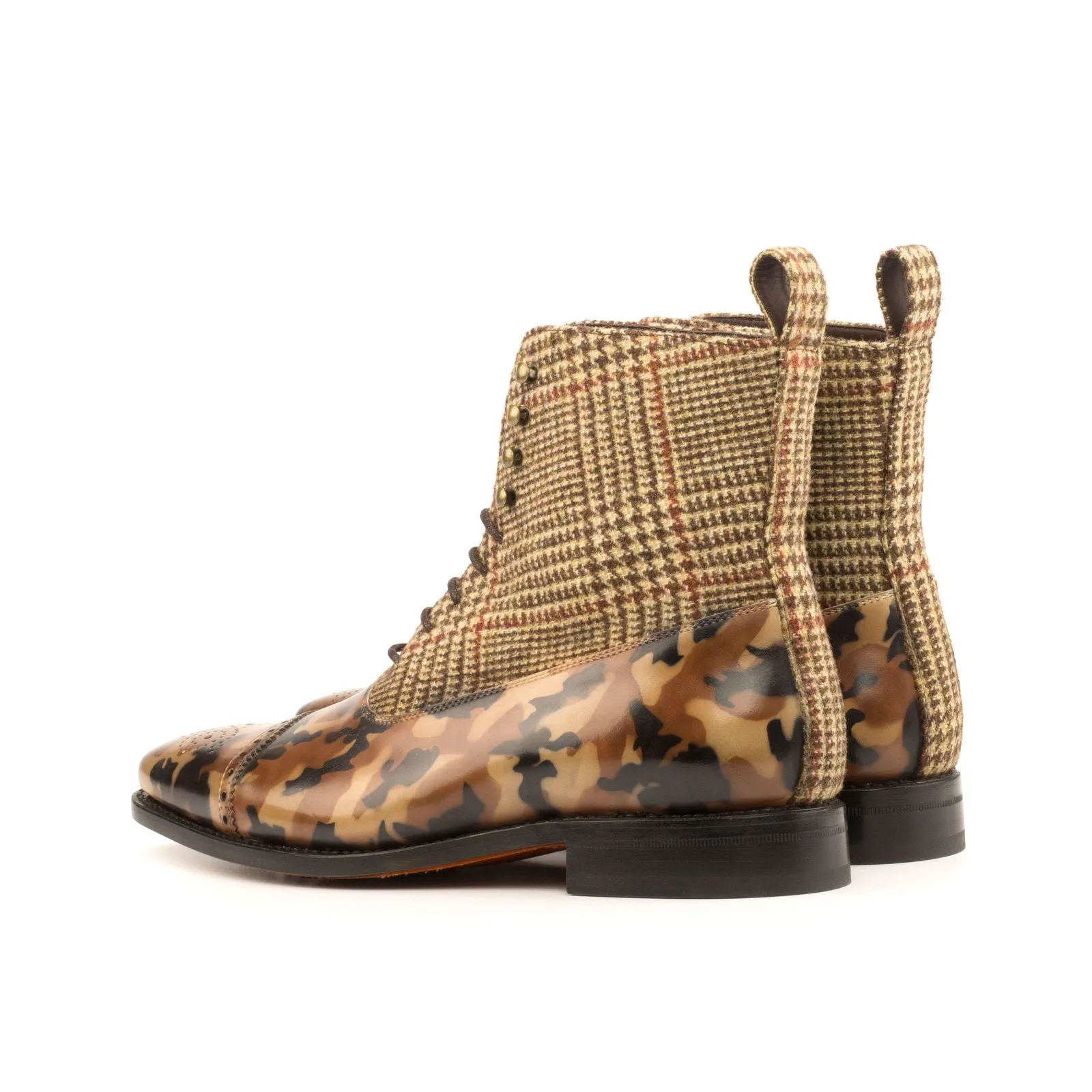 Balmoral Boot-Camo Patina, Sartorial, Brown-Wholesale
