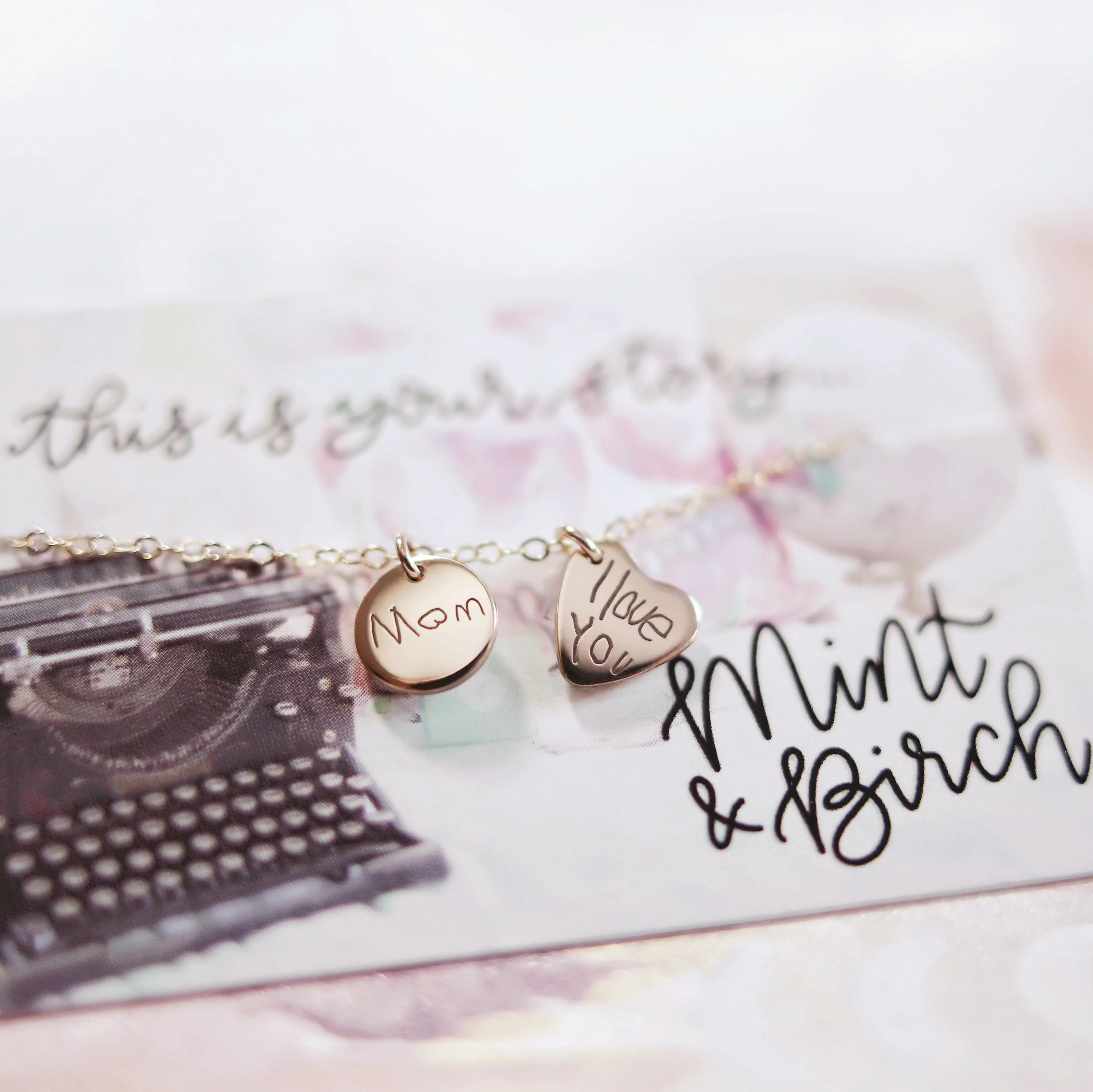 Bar Necklace  • CUSTOM UPLOAD •