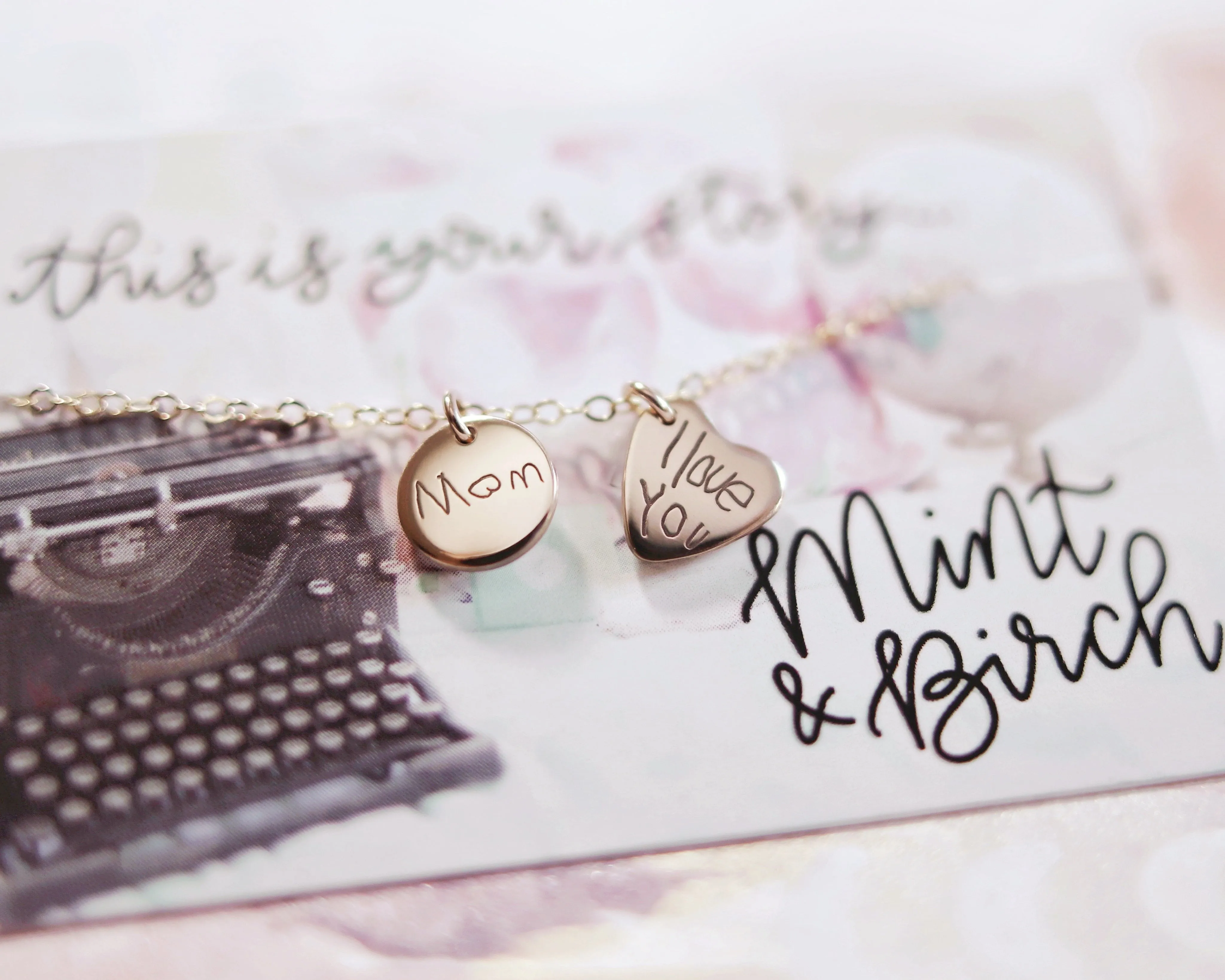 Bar Necklace  • CUSTOM UPLOAD •