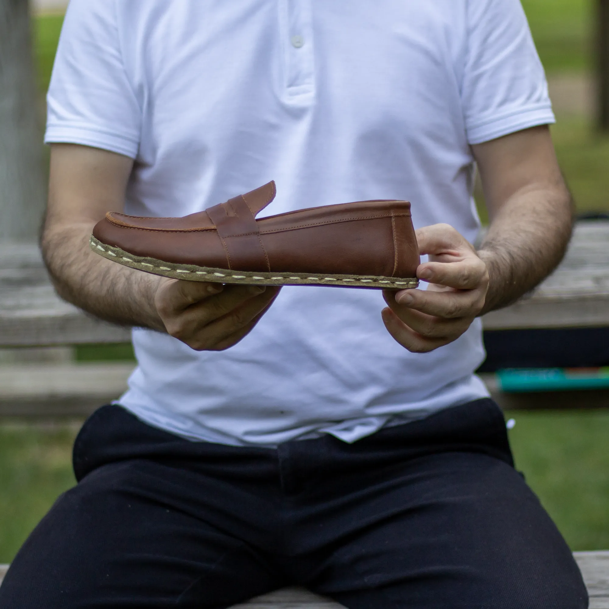 Barefoot Earthing Shoes Crazy New Brown Men
