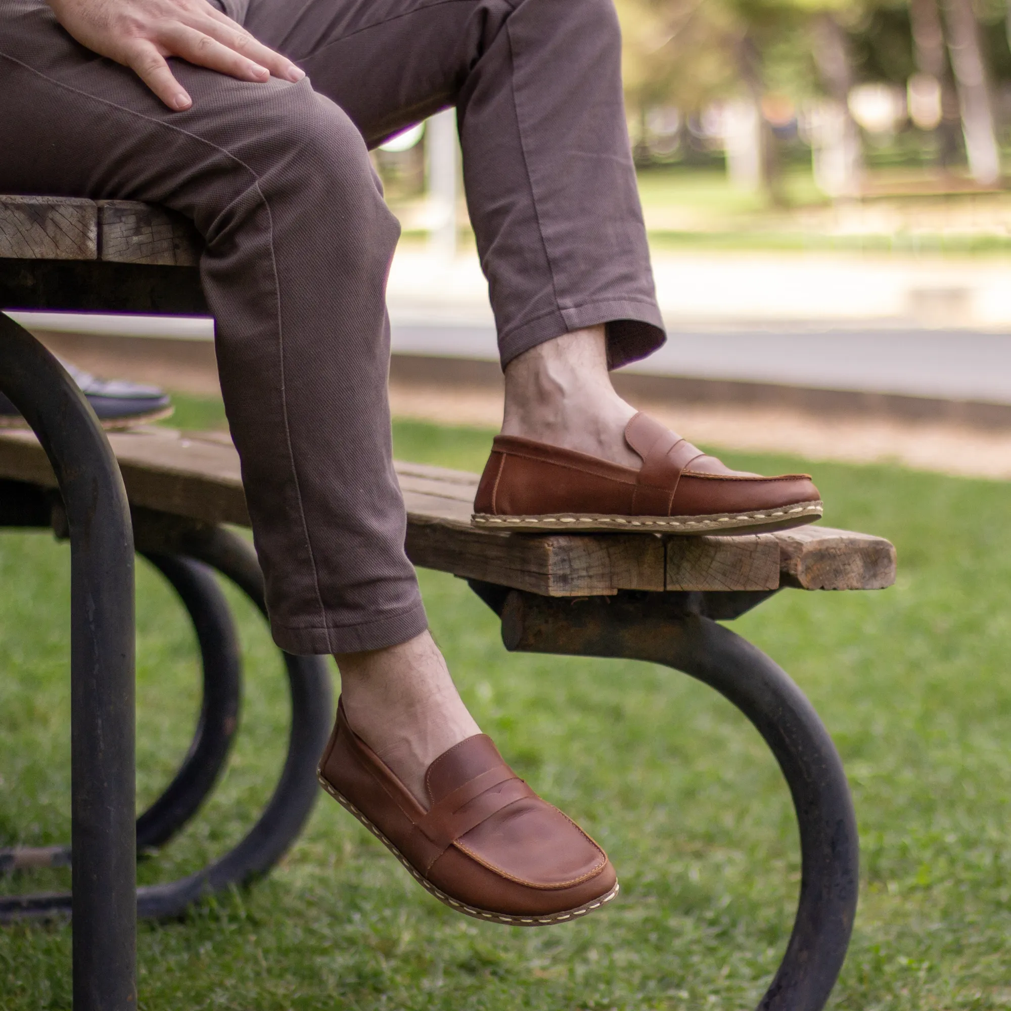 Barefoot Earthing Shoes Crazy New Brown Men