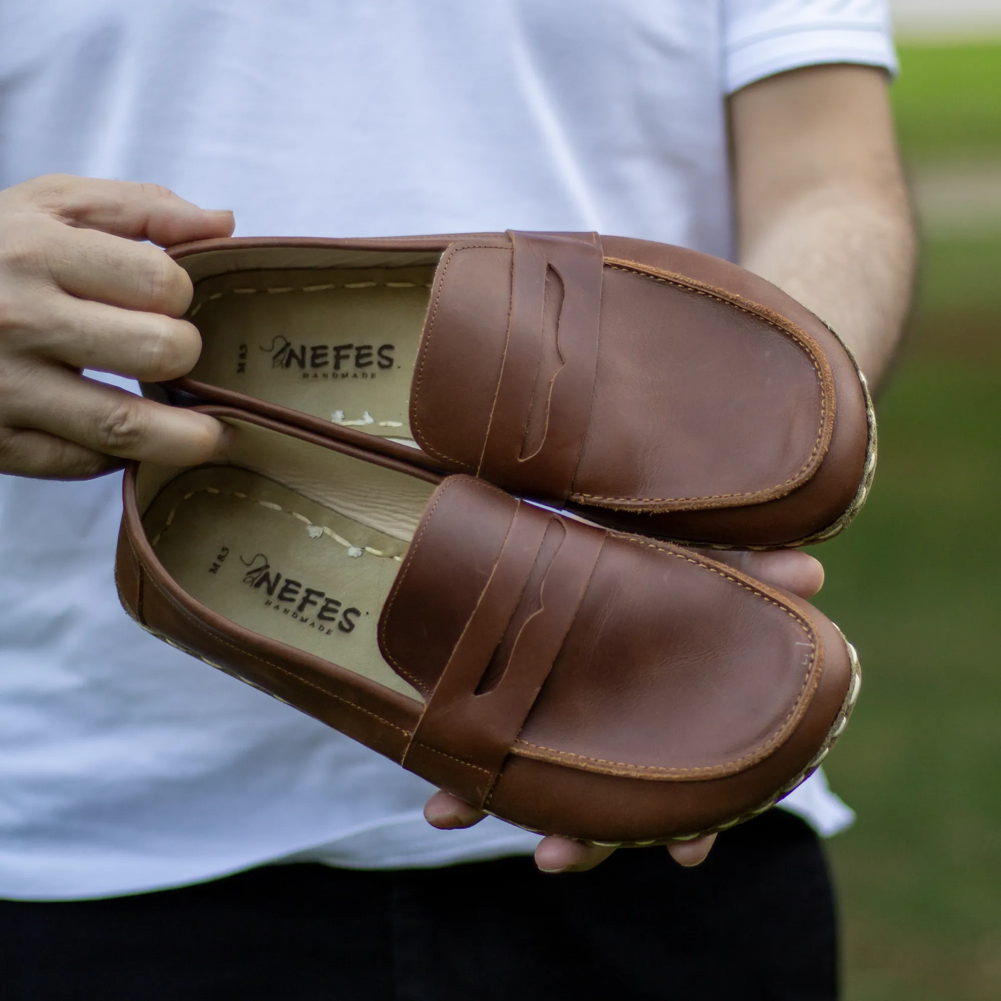 Barefoot Earthing Shoes Crazy New Brown Men
