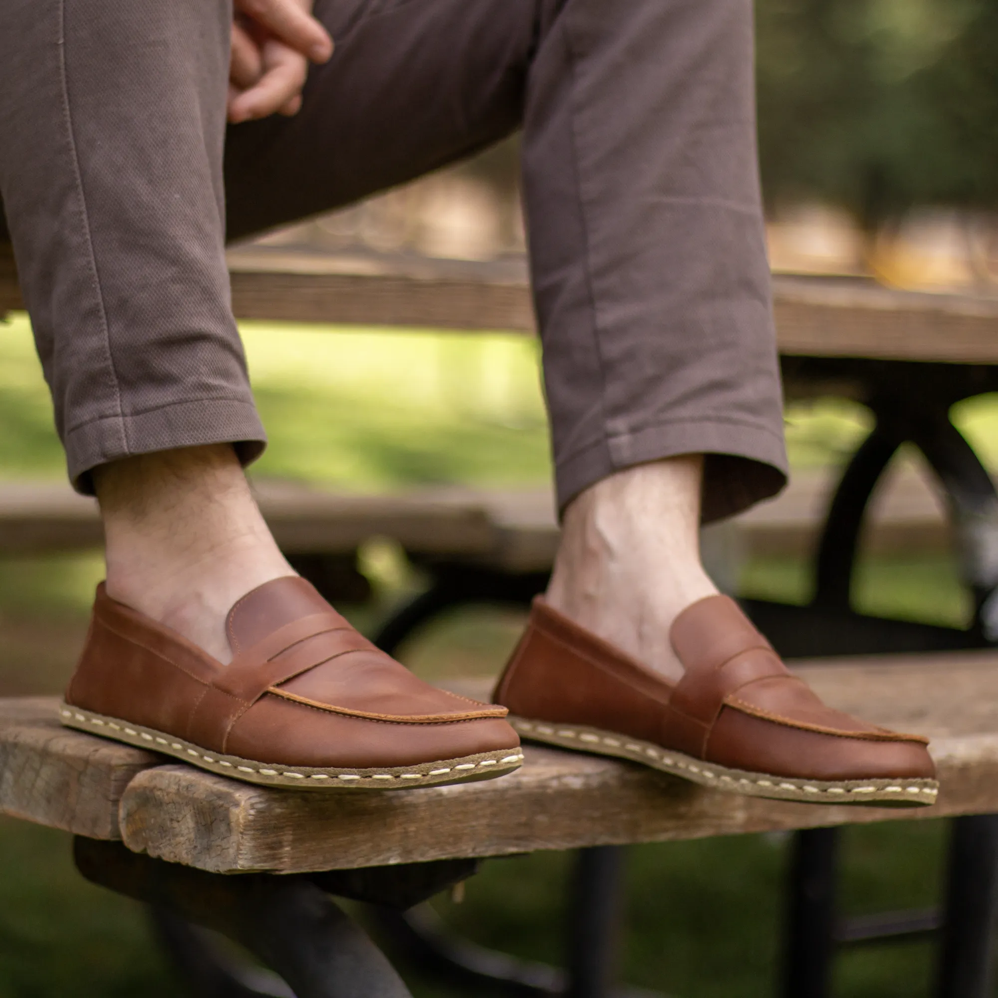 Barefoot Earthing Shoes Crazy New Brown Men
