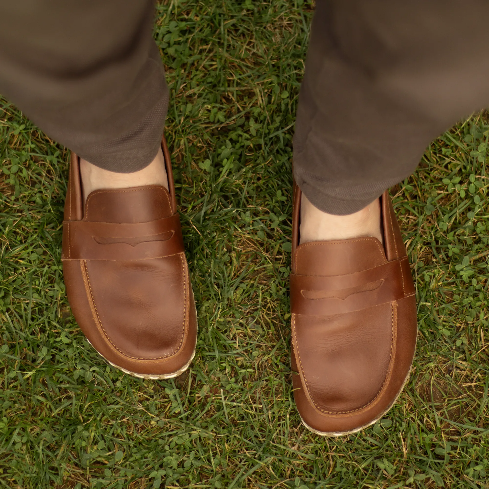 Barefoot Earthing Shoes Crazy New Brown Men