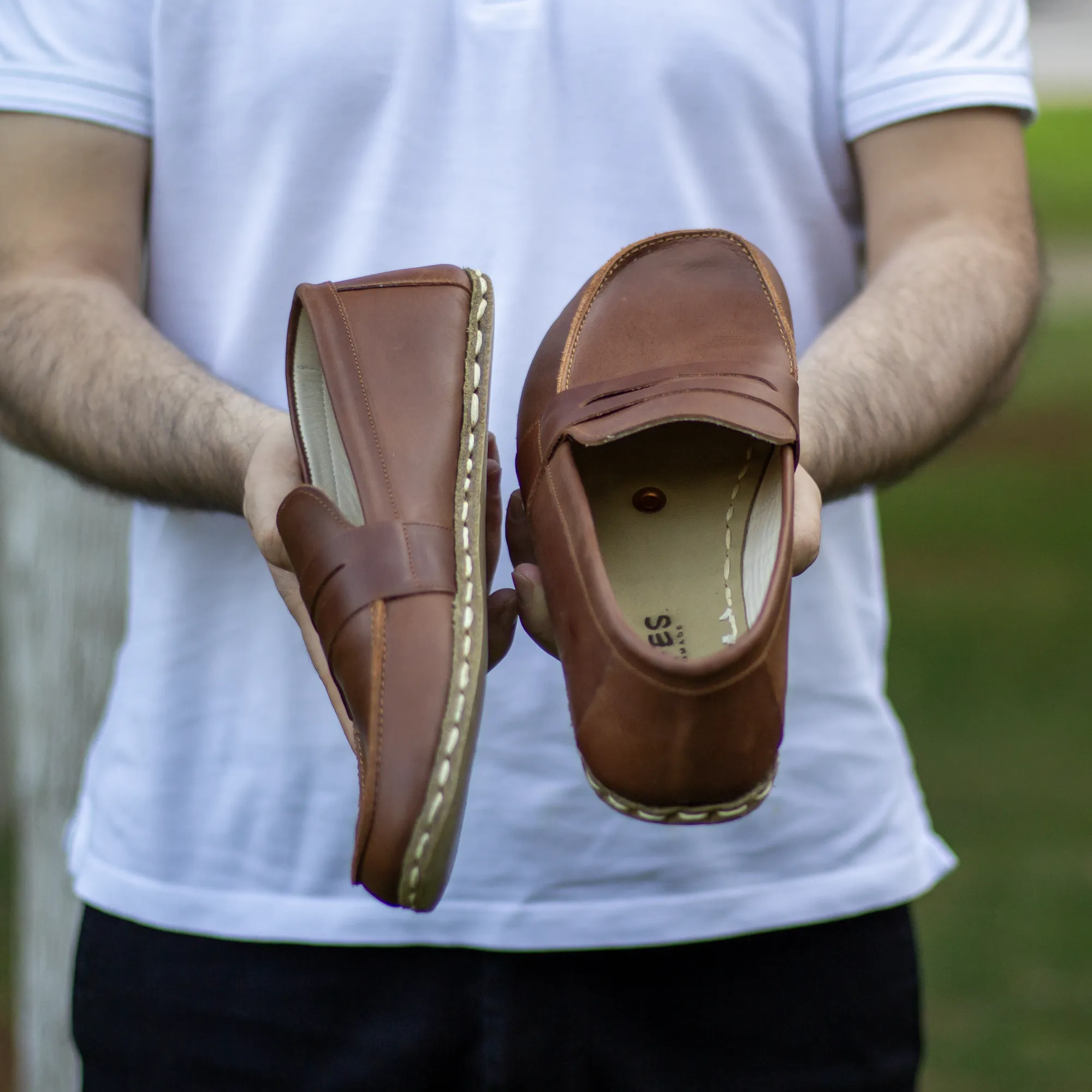 Barefoot Earthing Shoes Crazy New Brown Men