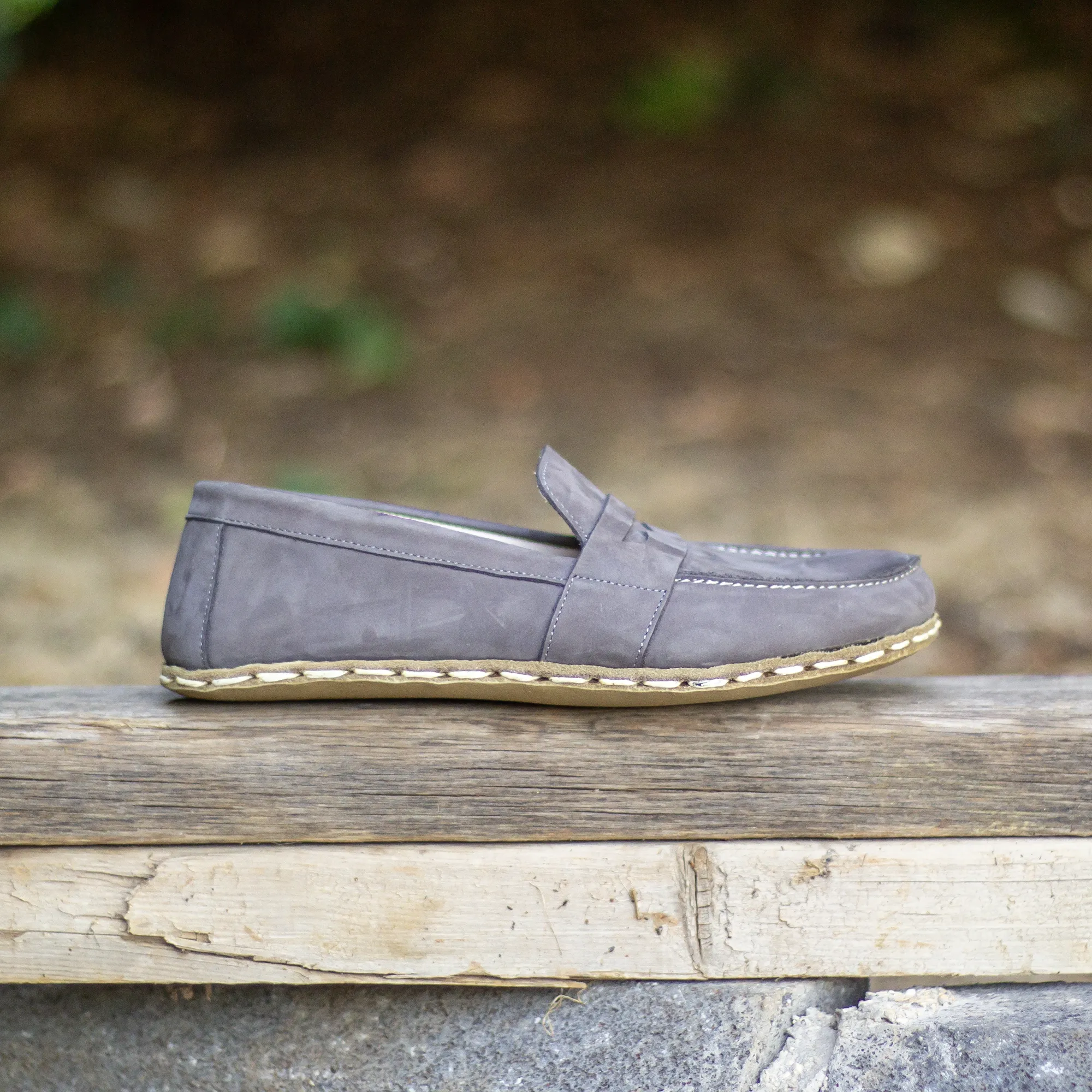 Barefoot Earthing Shoes Gray Nubuck Women