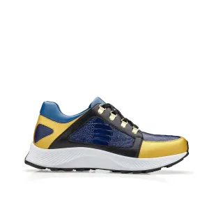 Belvedere Adam H02 Men's Shoes Exotic Ostrich / Calf-Skin Leather Sneaker (BV3179)