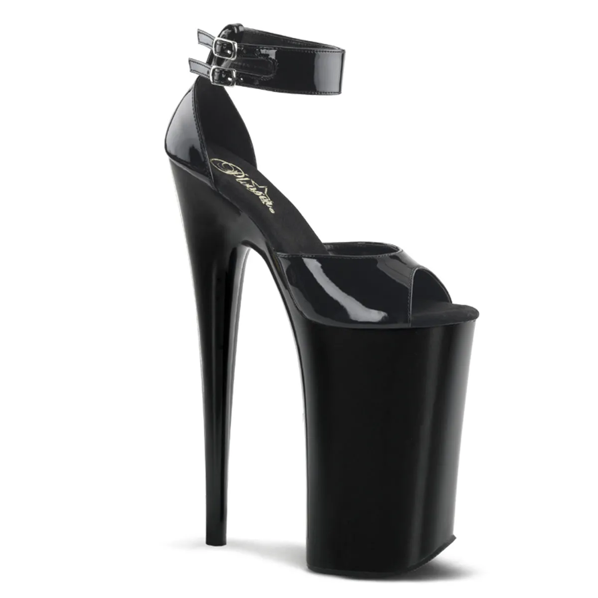 BEYOND-089 Pleaser Black Sexy Platform Shoes (Pole Dancing Heels)