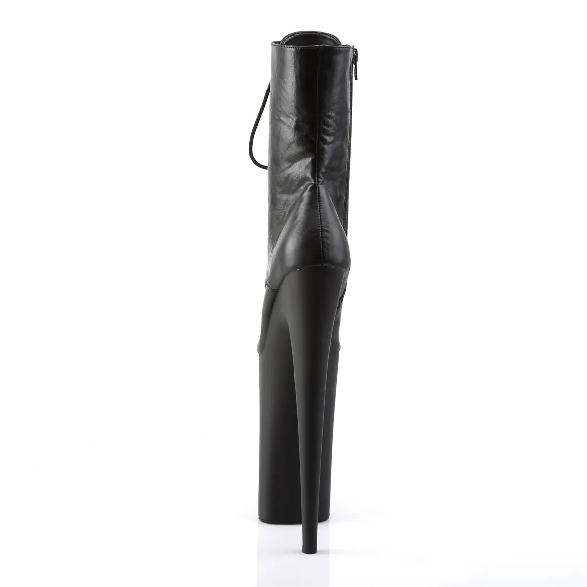 BEYOND-1020 Pleaser Black Faux Leather Sexy Platform Shoes (Pole Dancing Heels)