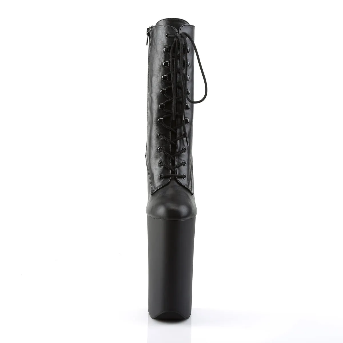BEYOND-1020 Pleaser Black Faux Leather Sexy Platform Shoes (Pole Dancing Heels)