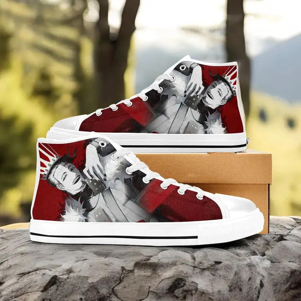 Black Clover Dante Zogratis Shoes High Tops Sneakers for Kids and Adults