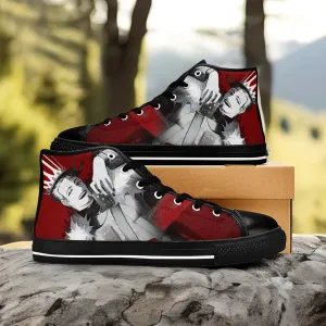 Black Clover Dante Zogratis Shoes High Tops Sneakers for Kids and Adults