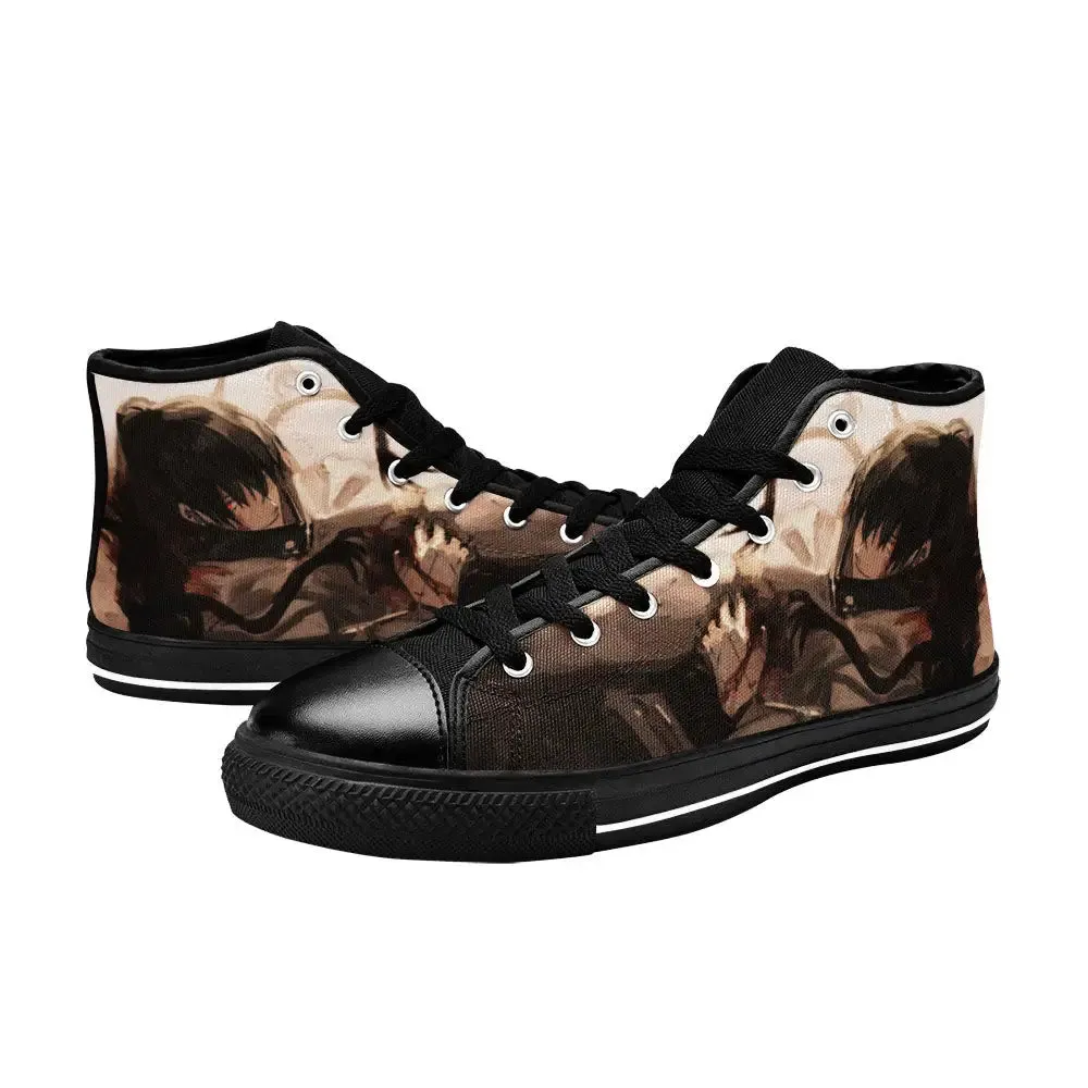 Black Clover Nacht Faust Shoes High Tops Sneakers for Kids and Adults