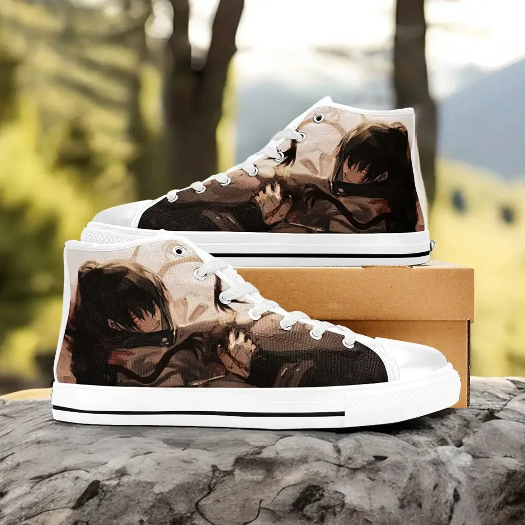 Black Clover Nacht Faust Shoes High Tops Sneakers for Kids and Adults