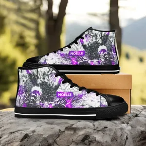 Black Clover Noelle Valkyrie Dress Shoes High Tops Sneakers for Kids and Adults