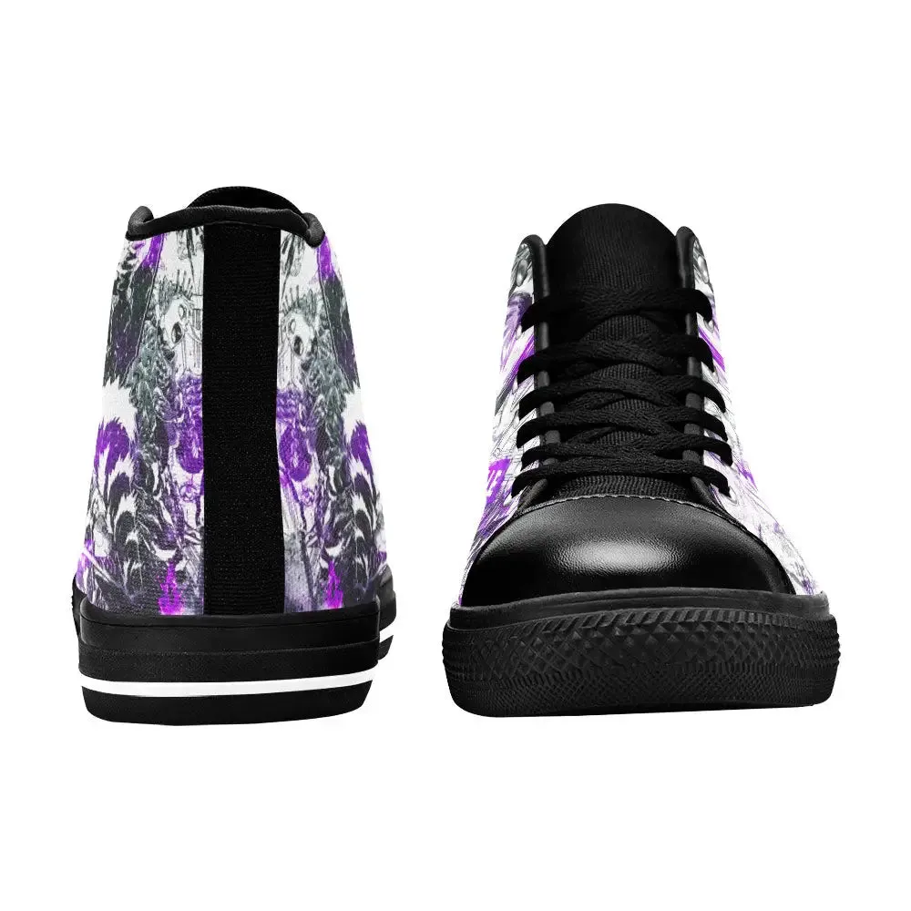 Black Clover Noelle Valkyrie Dress Shoes High Tops Sneakers for Kids and Adults