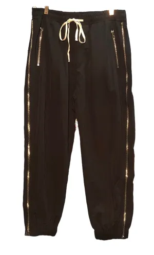 Black Zipper Pants