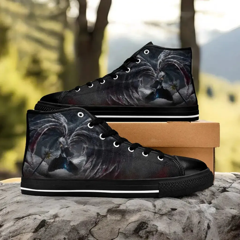 Bleach Toushirou Hitsugaya Bankai Shoes High Top Sneakers for Kids and Adults