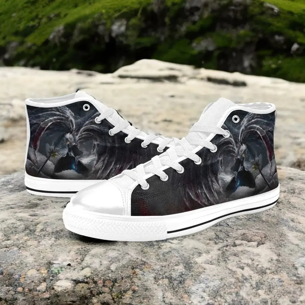Bleach Toushirou Hitsugaya Bankai Shoes High Top Sneakers for Kids and Adults