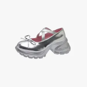 Blokette Core Chunky Mary Jane Bow Shoes