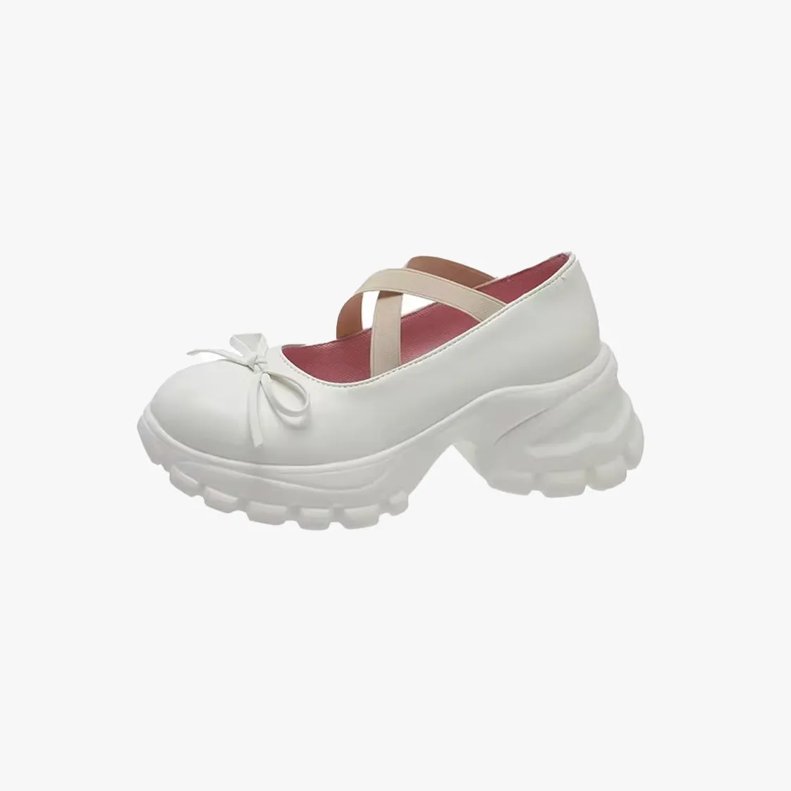 Blokette Core Chunky Mary Jane Bow Shoes