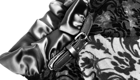 Blood Supply~Night Visit with Vampire~Halloween Goth Black Bolero