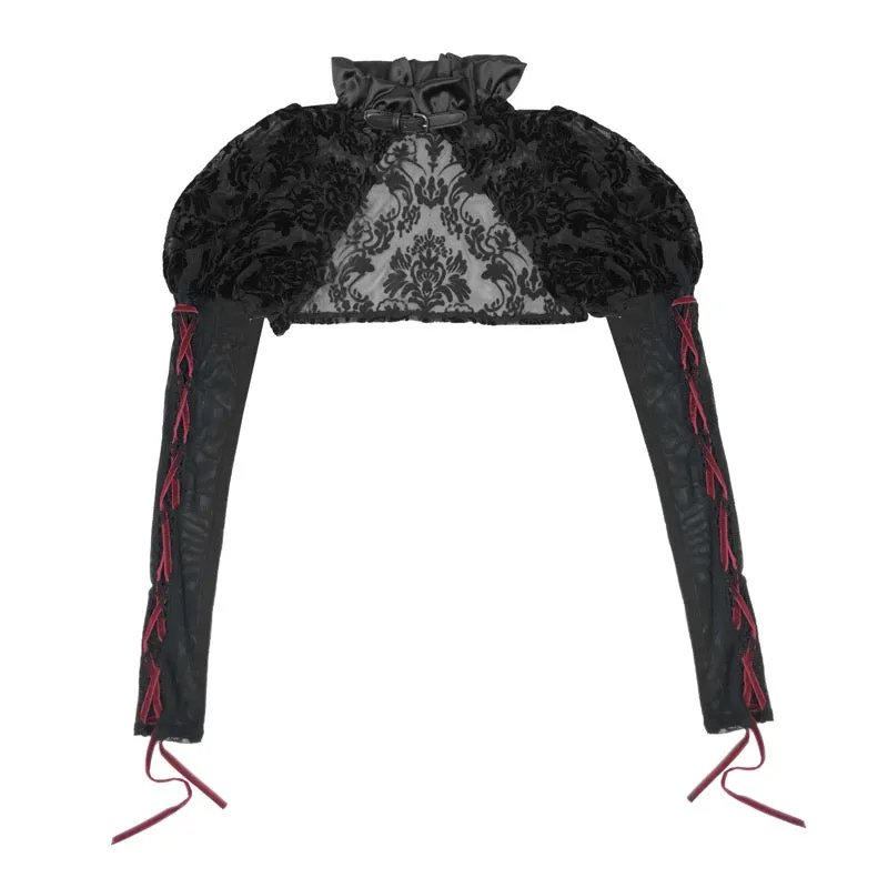 Blood Supply~Night Visit with Vampire~Halloween Goth Black Bolero