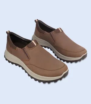 BM6760-BROWN-Men Slip on