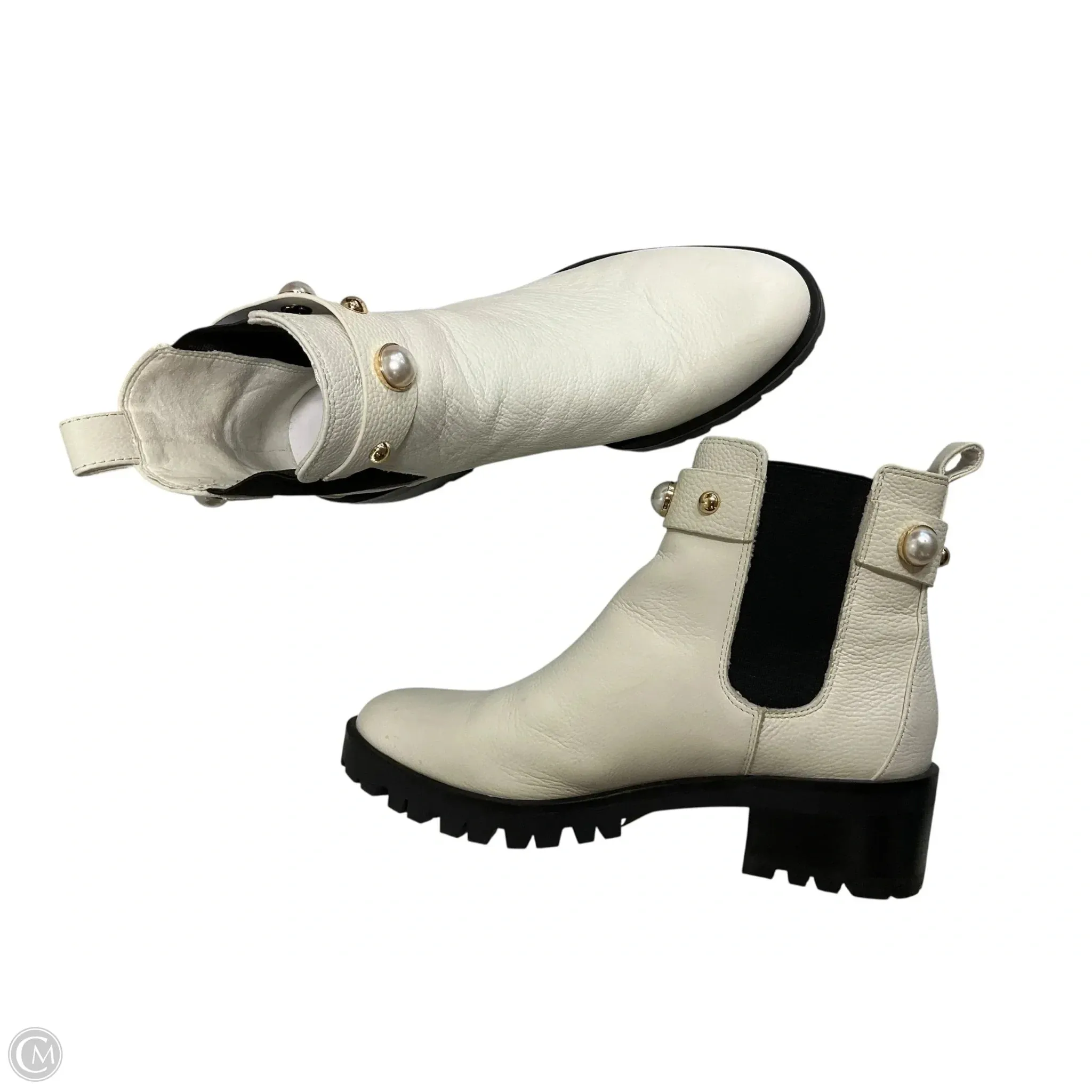 Boots Designer By Karl Lagerfeld In White, Size: 9 Quick Flex Seamless Inner Sleeve