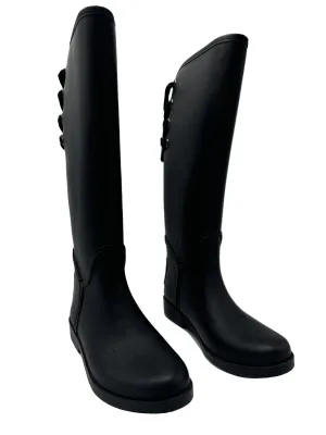 Light Run Storm Proof Boots Designer By Coach In Black, Size: 7