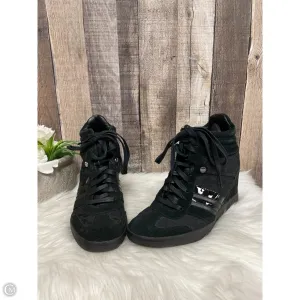 Boots Designer By Coach In Black, Size: 8 Reinforced toe box Low Impact Landing Design