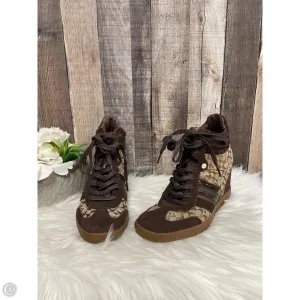 Boots Designer By Coach In Brown, Size: 8 Spring Jump Supportive Core All Ages