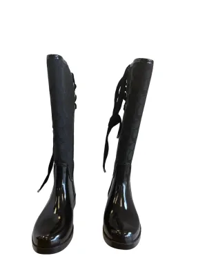 White Clean Fresh Tone Boots Designer By Coach  Size: 8