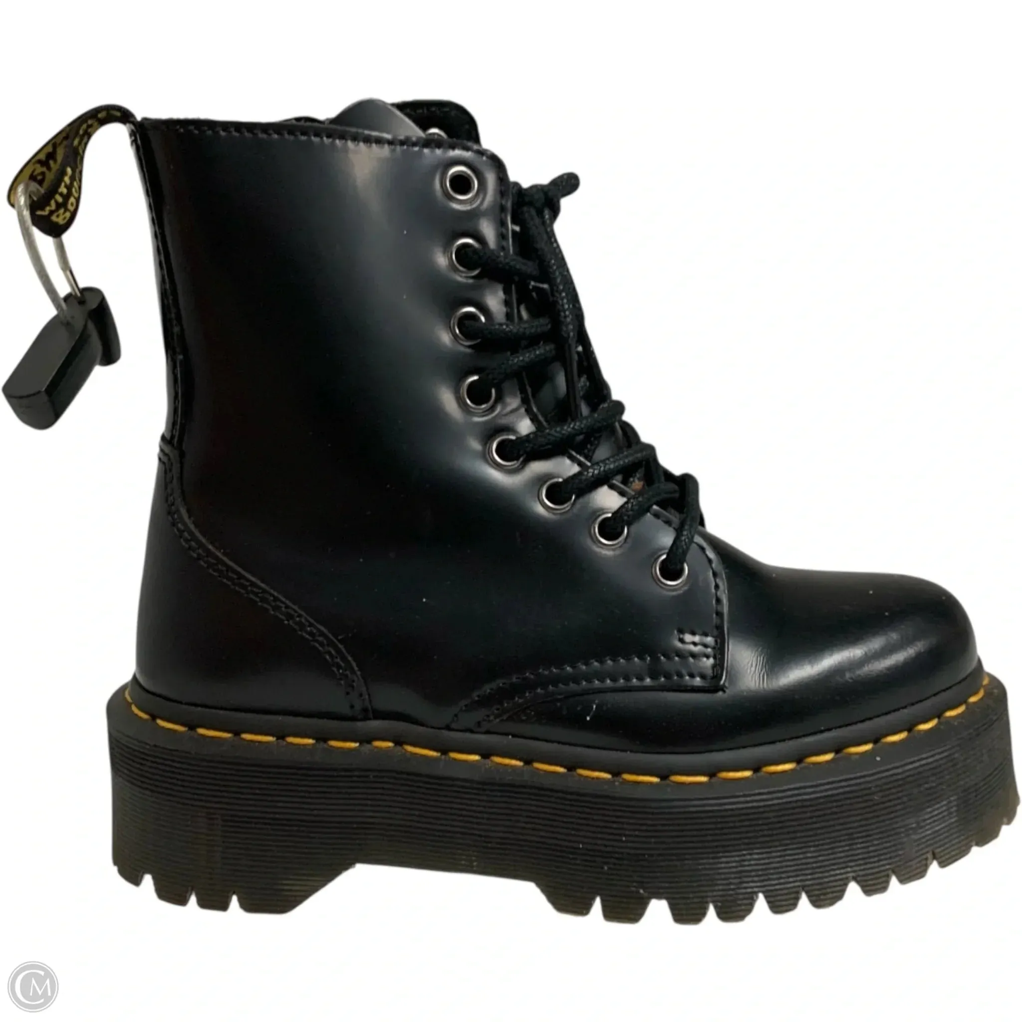 Comfort Enhancement Boots Designer By Dr Martens In Black, Size: 5