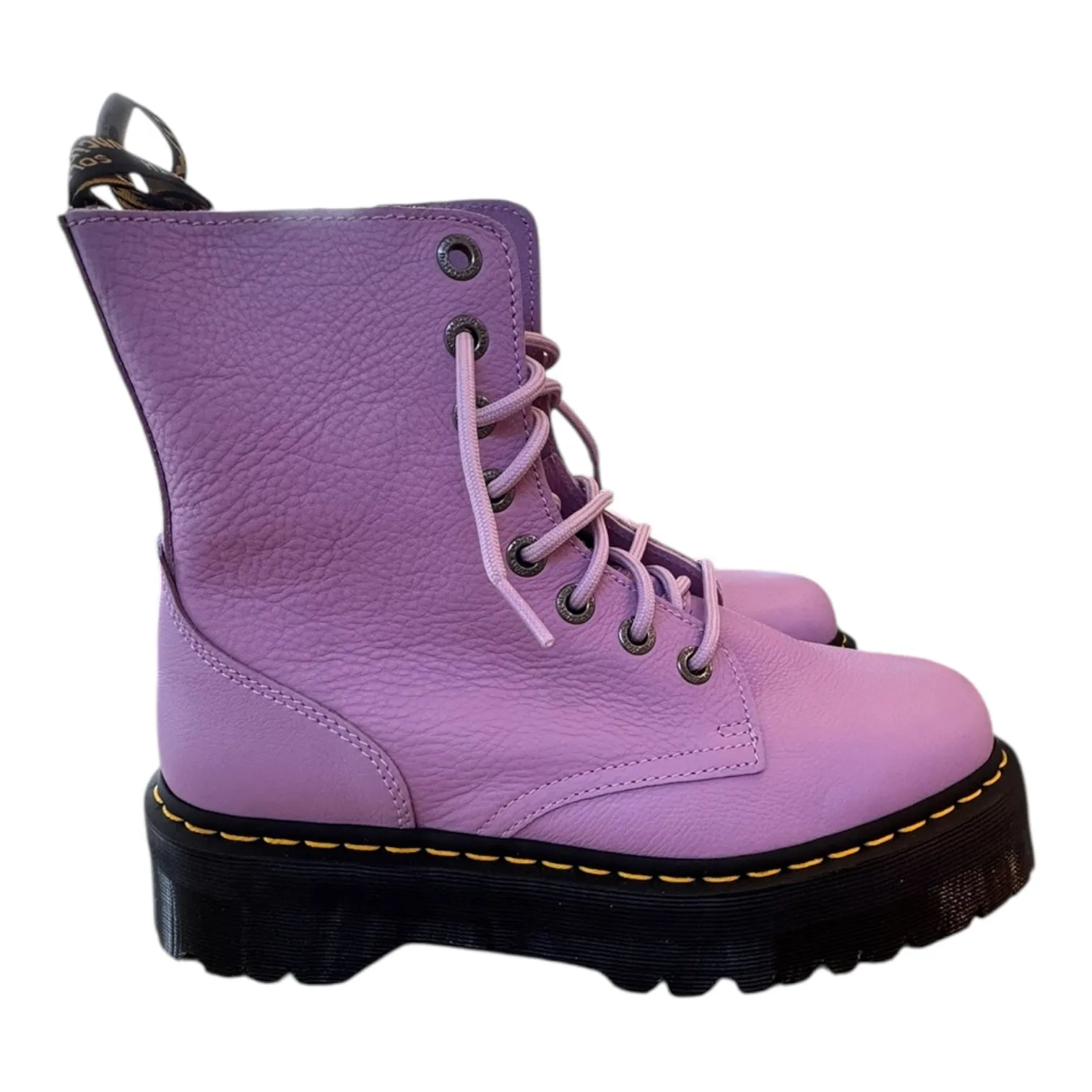 Boots Designer By Dr Martens In Purple, Size:10 Agile Fit Wide Toe Box Option