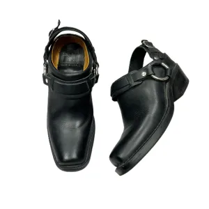 Sea Breeze Ventilation Ports Boots Designer By Frye In Black & Silver, Size: 7