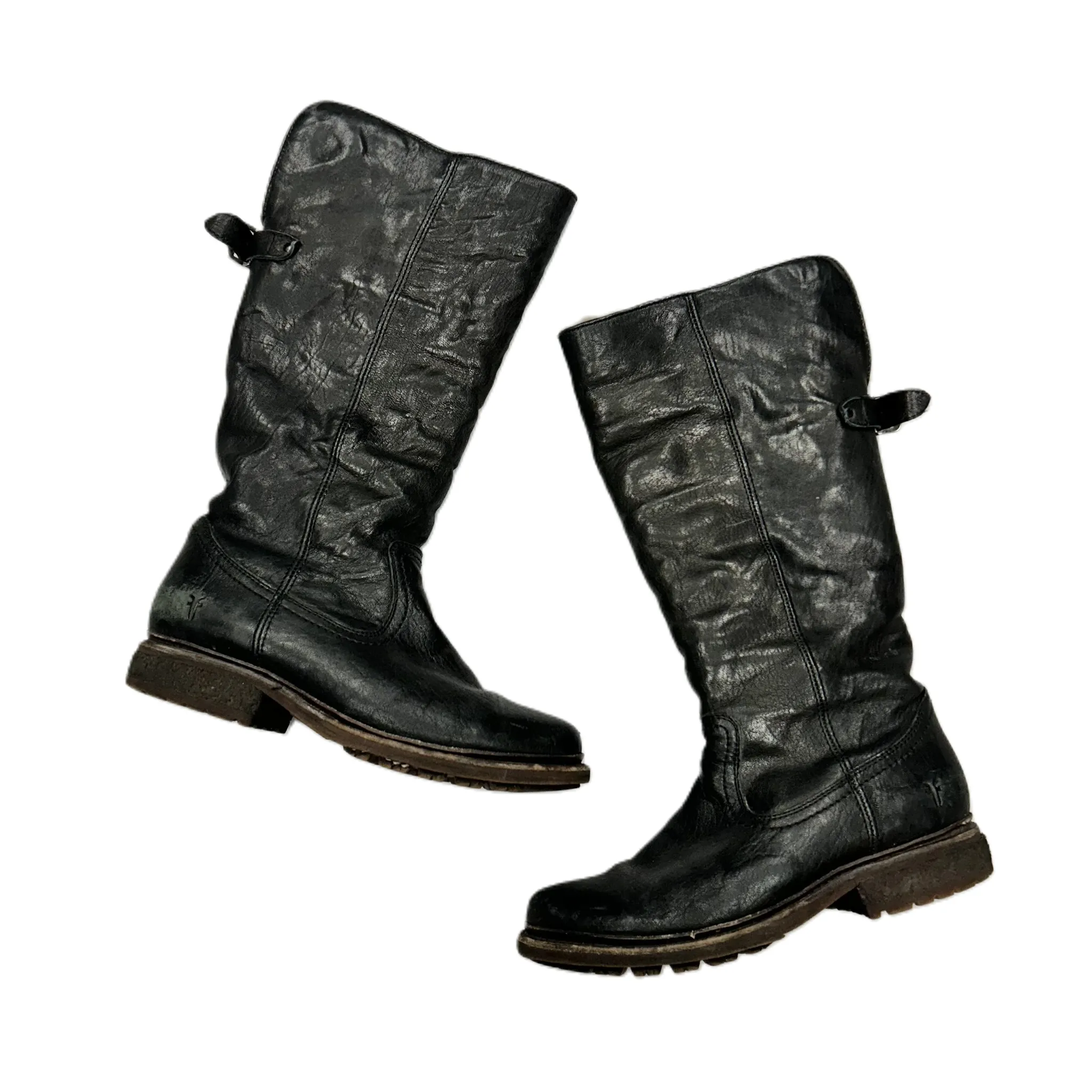 Boots Designer By Frye In Black, Size: 8 Happy Move Club Night