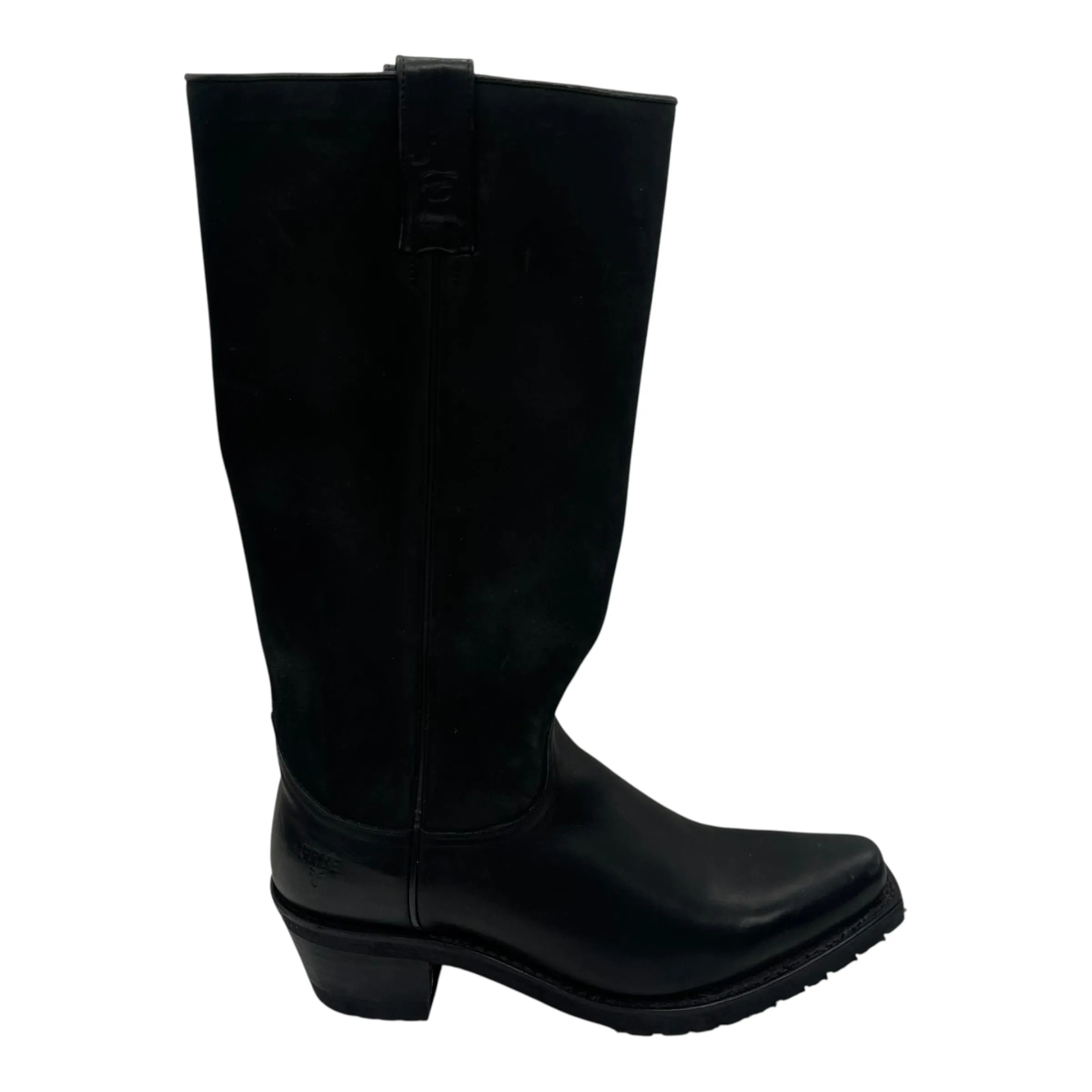 Summer Base Velvet Soft Boots Designer By Frye In Black, Size:9